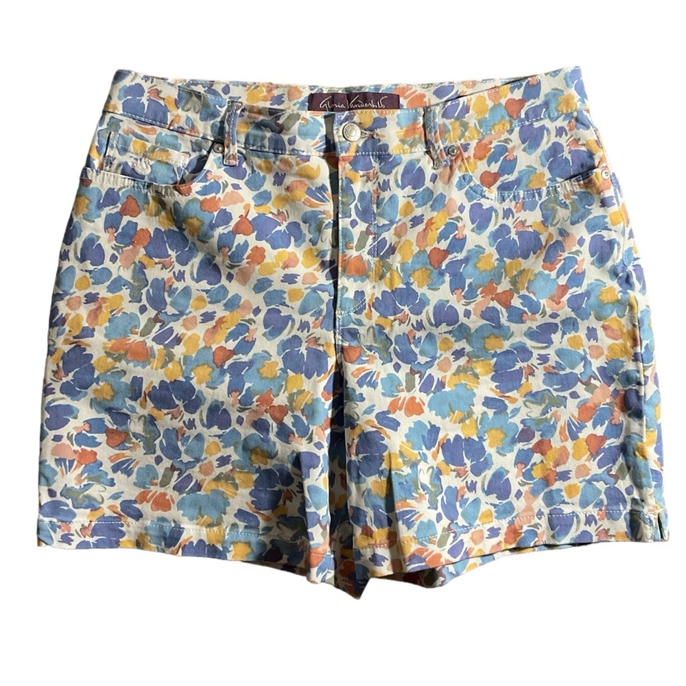 Gloria Vanderbilt Women's Amanda Pattern Jean Short Size 12